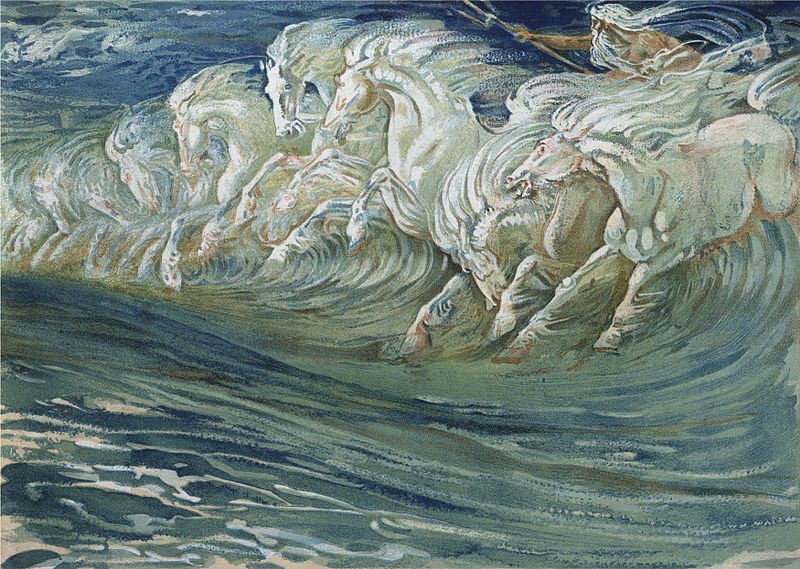 Neptune's Horses -Walter Crane (1910)